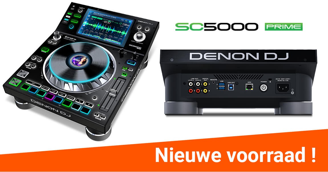 De Denon DJ SC5000 Prime zijn weer in aantocht!
