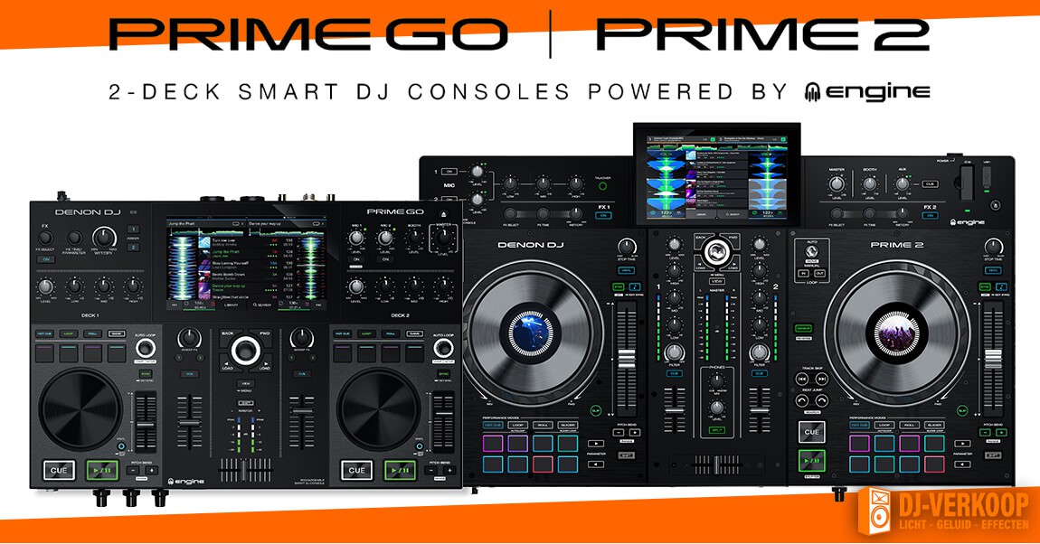 Denon DJ introduceert Prime 2 & Prime GO: twee kanaals standalone pro DJ Gear