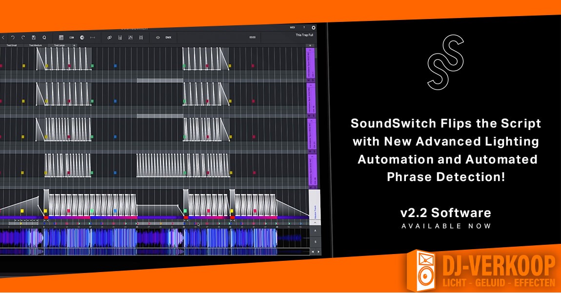 SoundSwitch flips the script met nieuwe geavanceerde verlichtingsautomatisering en automatische phrase opsporing!