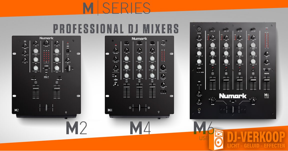 De Numark M series mixers hebben een upgrade gehad!