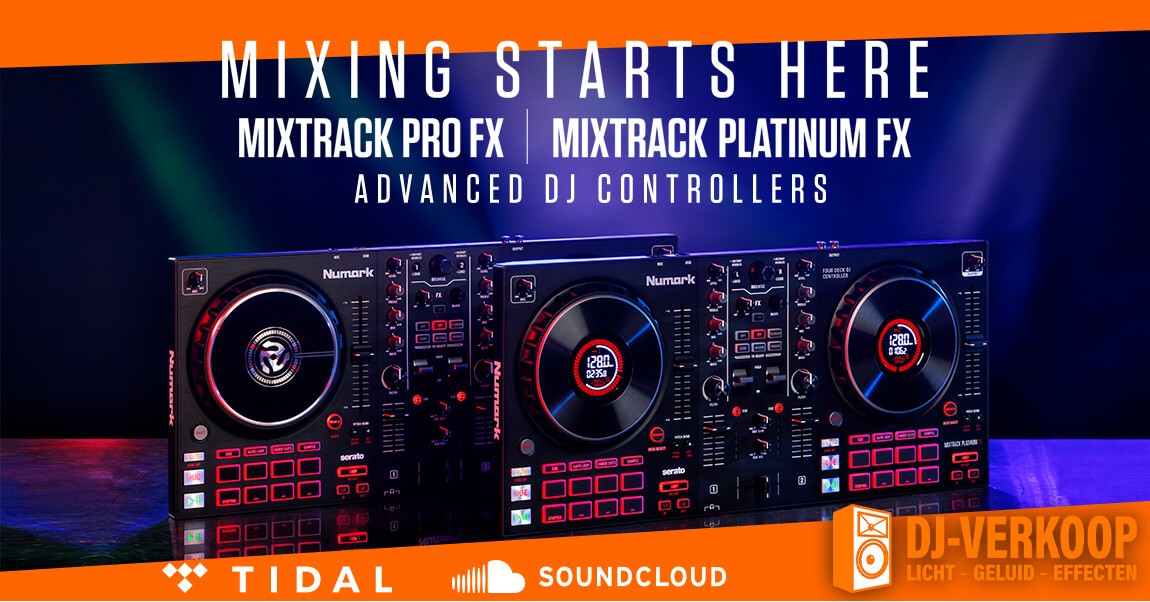 Nieuw! De Numark Mixtrack Pro FX & Mixtrack Platinum FX