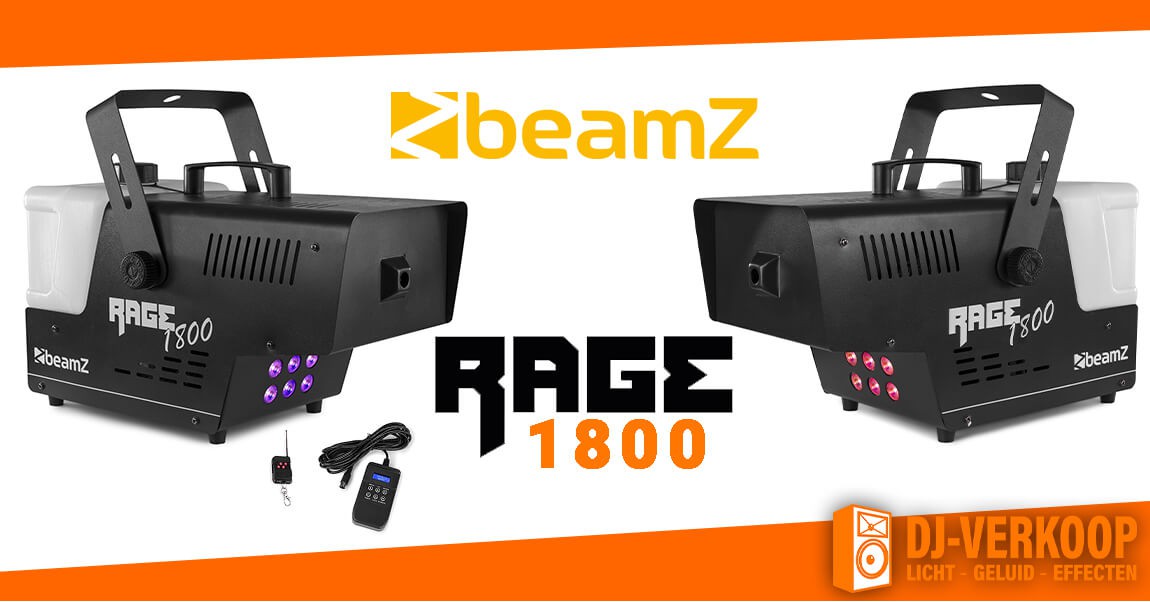 De Beamz Rage 1800 led weer terug op voorraad