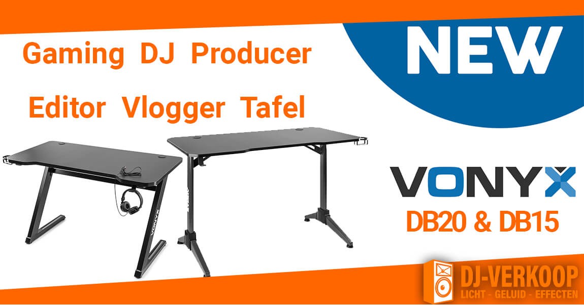 Nieuwe Gaming DJ Producer Editor Vlogger tafel