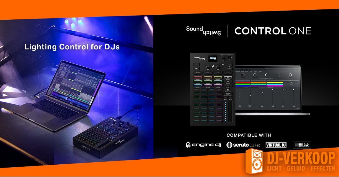 SOUNDSWITCH® vereenvoudigt verlichting voor dj's met een speciale dual universe dmx interface-controller!