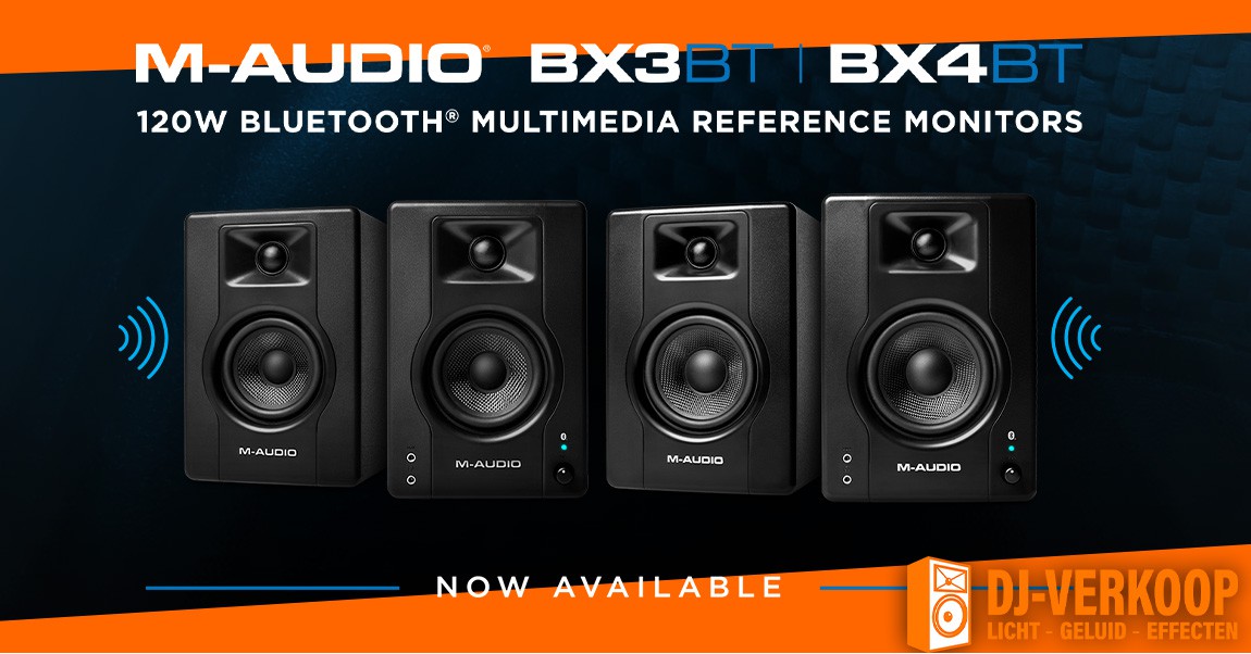 Nieuwe producten M-Audio: BX3BT en BX4BT