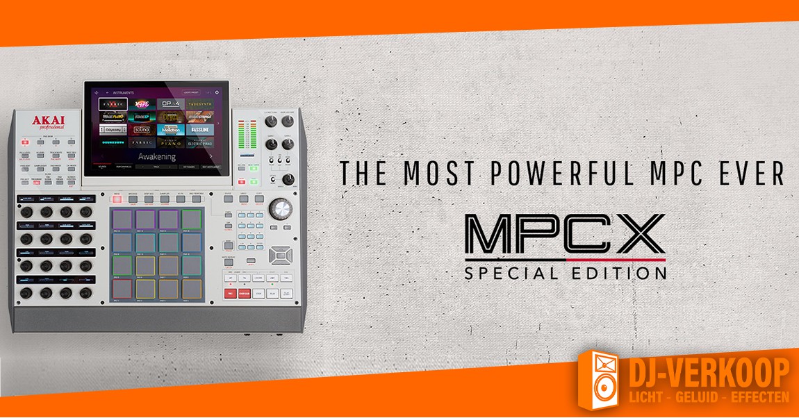 Akai Professional® viert 35 jaar MPC met de nieuwe MPC X Special Edition-de krachtigste MPC ooit!