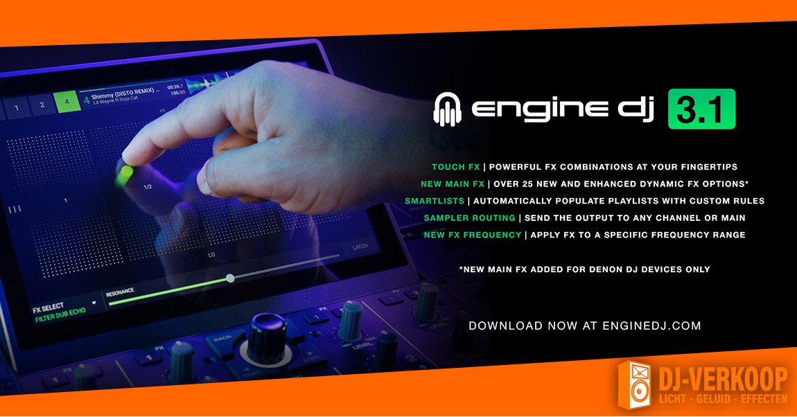 Engine Dj 3.1 OS Update is nu beschikbaar met Geweldige nieuwe functies en updates!