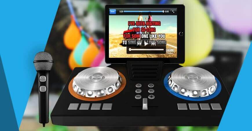 De iDance DJ XD101 Portable DJ Mixer met geluid en discolichten